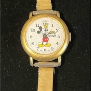 Vintage Disney Mickey Mouse commemorative Swiss made watch 1970s